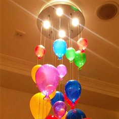 美式现代简约威尼斯彩色气球吊灯儿童灯客厅泡泡欧式个性玻璃创意