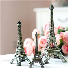 法国巴黎埃菲尔铁塔金属摆件家居装饰摄影道具结婚浪漫礼物