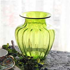 欧式古典浮雕玻璃花瓶家居饰品摆件工艺品婚庆用品