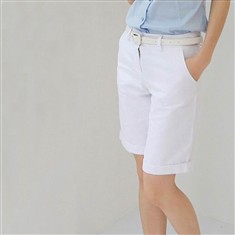 2013夏新款女韩版白色休闲短裤夏季修身直筒中裤五分裤