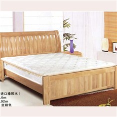 实木床橡木床双人床单人床