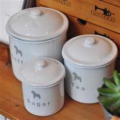 复古搪瓷调味罐储物罐米桶日式杂货zakka日单