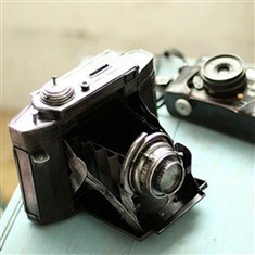 复古铁皮照相机模型摆件胶卷机怀旧铁艺创意装饰摆件