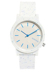 英国夏季新款Komono星空点点女手表塑胶表带石英表