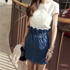 2013新款两件套修身包臀连衣裙韩版高腰显瘦夏季女