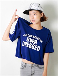 新款韩国代购正品可爱字母短袖T恤