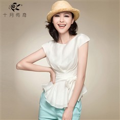 女装夏季新款时尚气质衬衣韩版修身通勤OL短袖衬衫