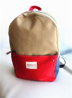 韩版新款糖果色女式帆布双肩包包学院风中学生书包休闲背包